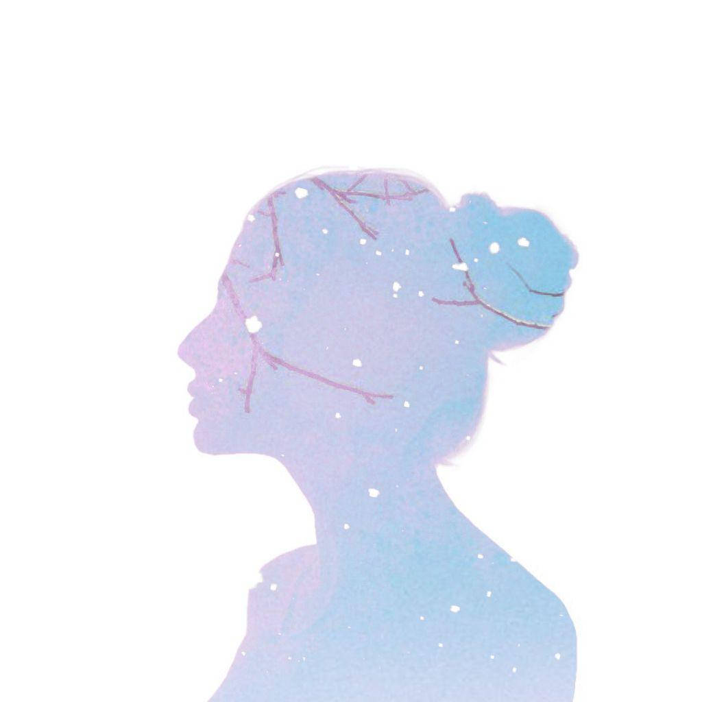 Silhouette If Snow Girl Aesthetic