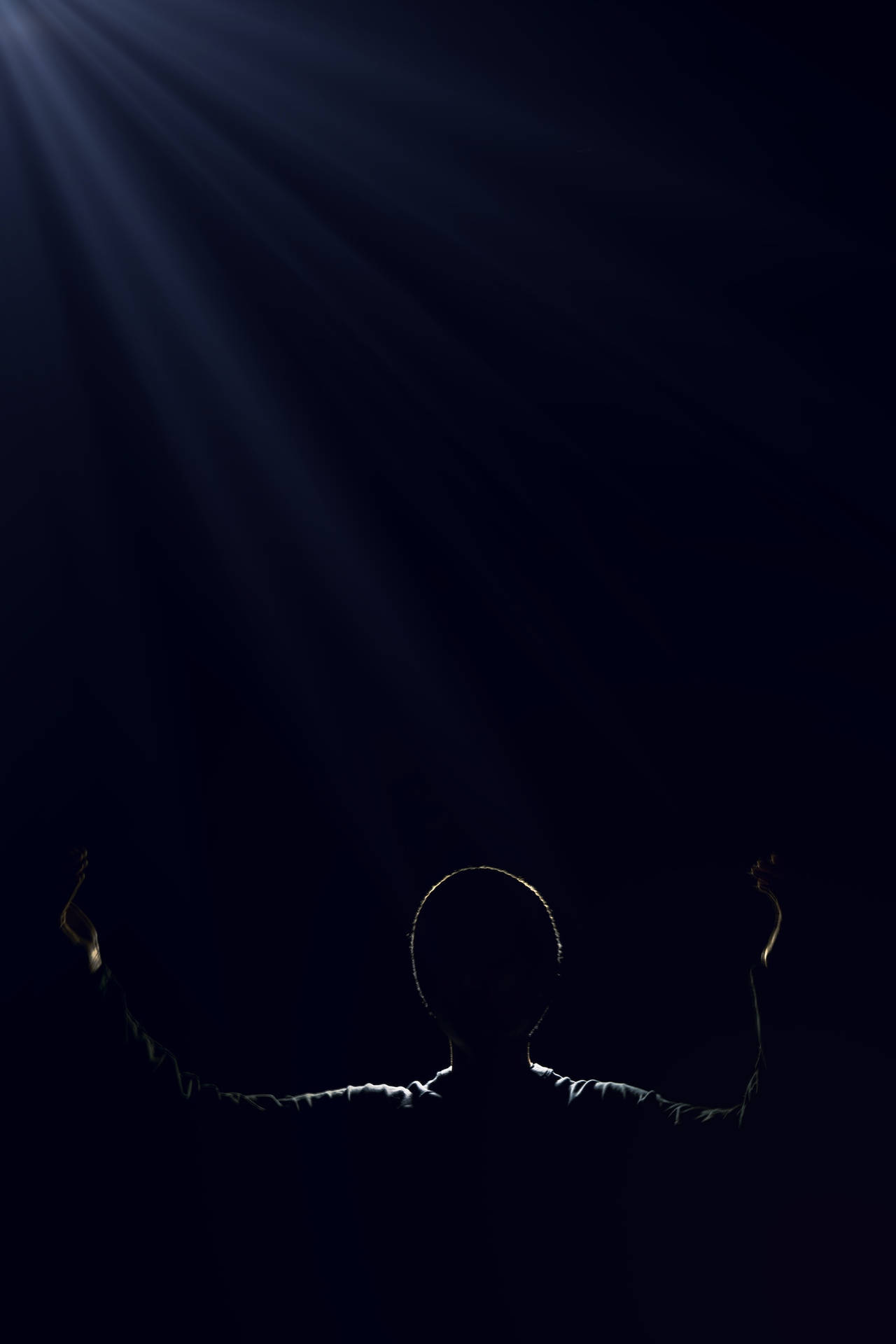 Silhouette Man Black Aesthetic Tumblr Iphone Wallpaper