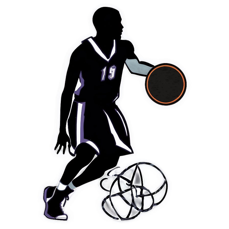 Silhouette Of Basketball Player Png 70 PNG