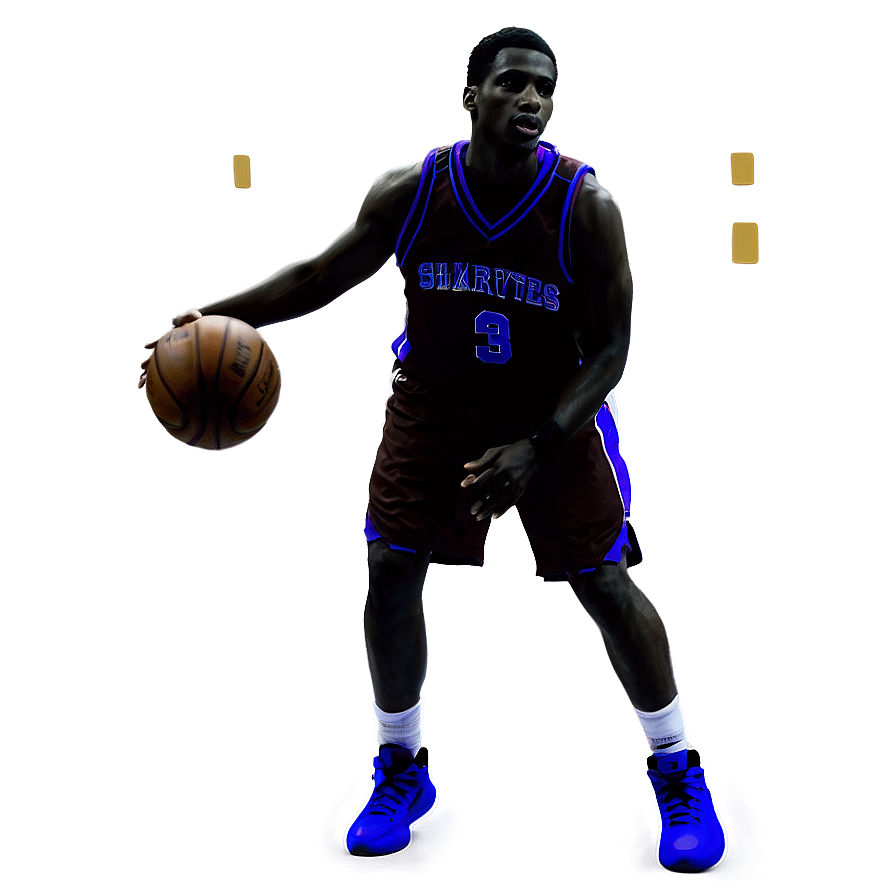 Silhouette Of Basketball Player Png Yqv51 PNG