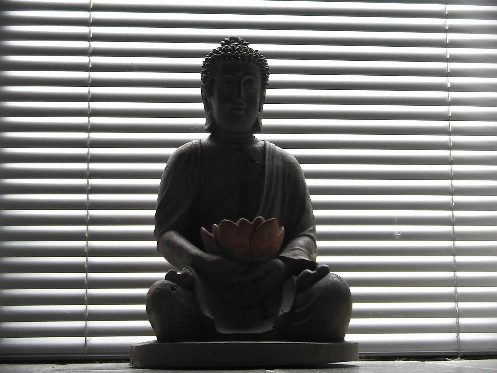 Silhouette Of Buddha Desktop Background Wallpaper