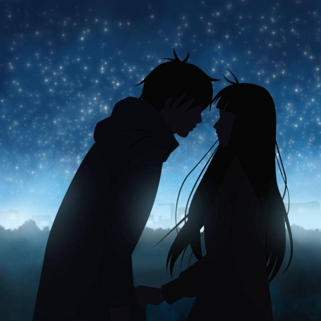 girl and boy in love anime