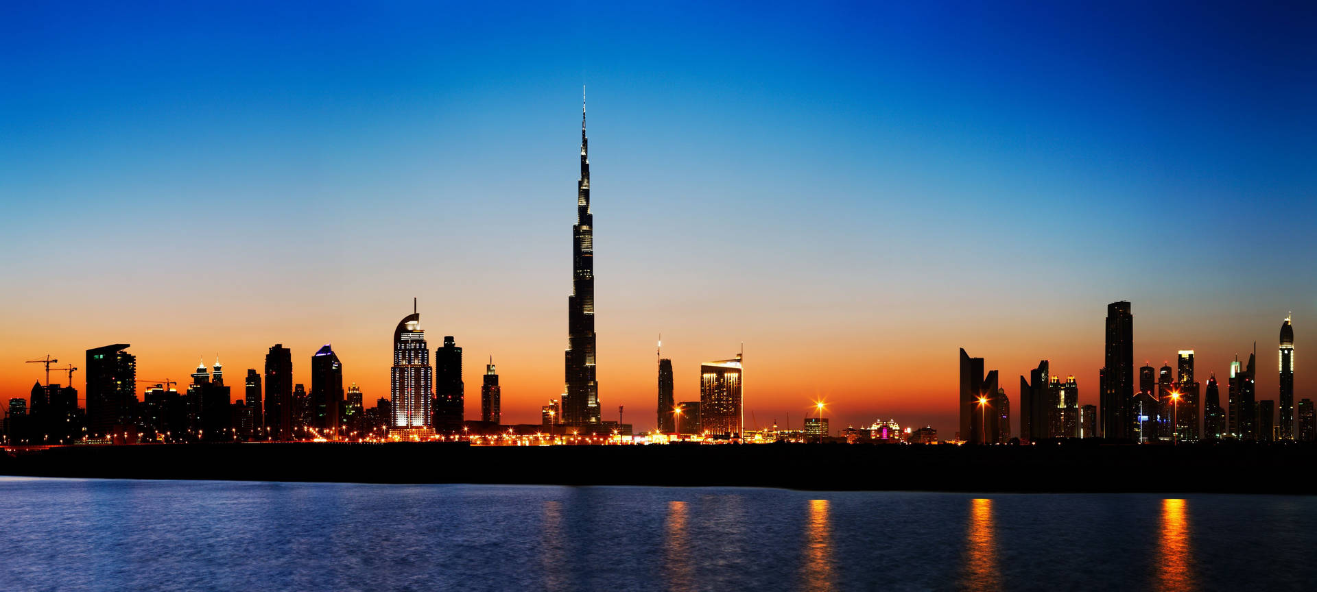 Silhuetade Dubai 4k Papel de Parede