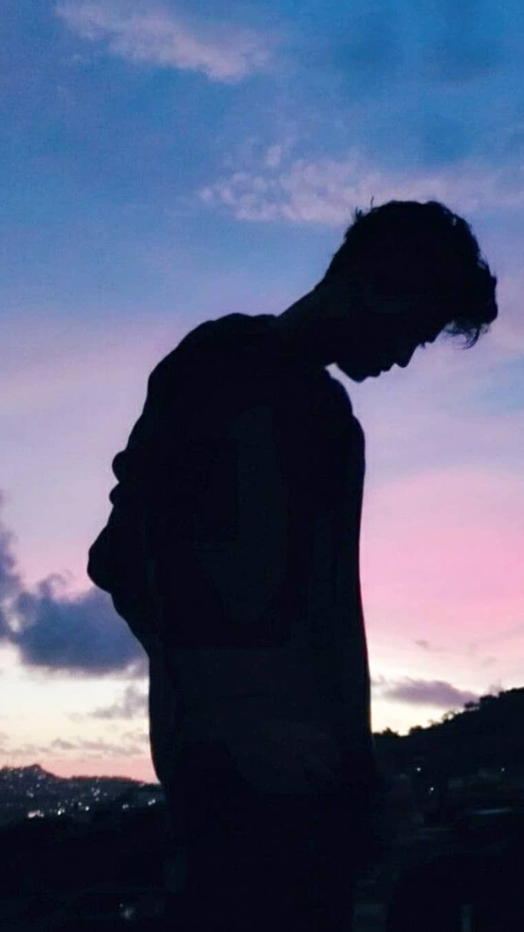 Silhouette Sunset Instagram Profile Wallpaper