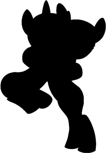 Silhouetted Character Hug PNG