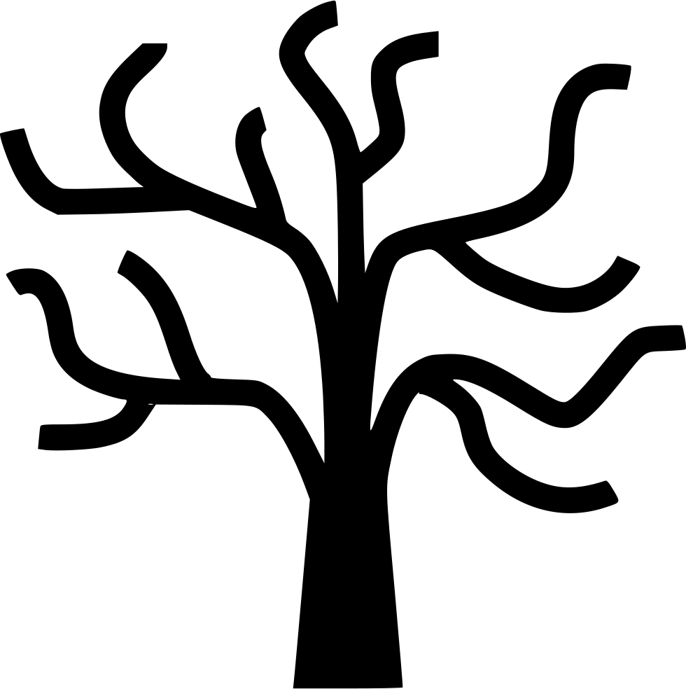 Silhouetteof Bare Tree PNG