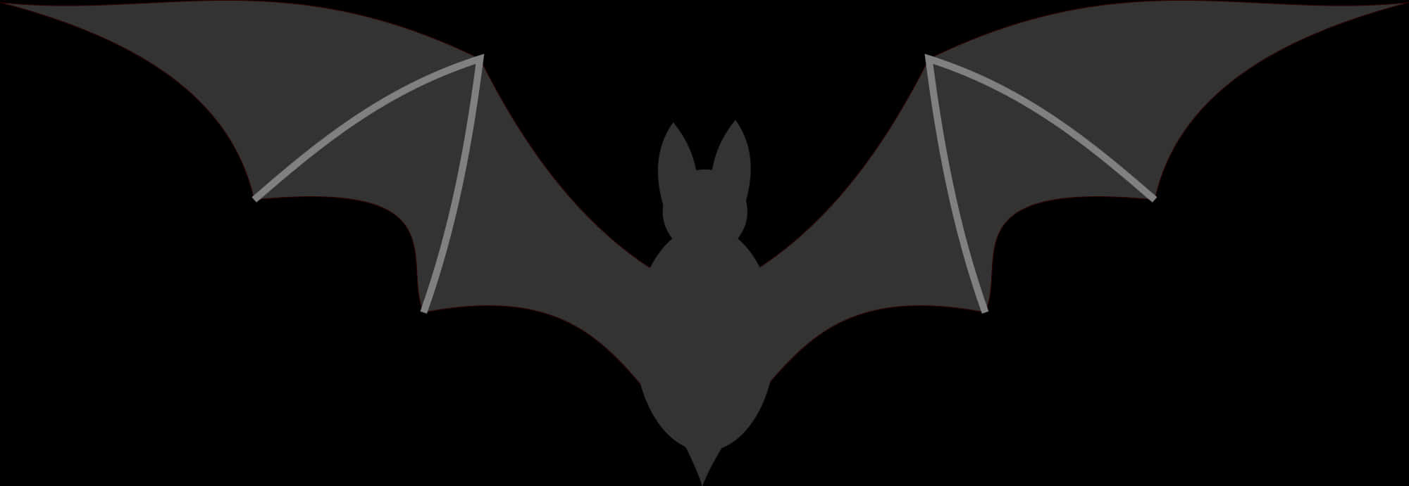 Silhouetteof Bats Flying PNG