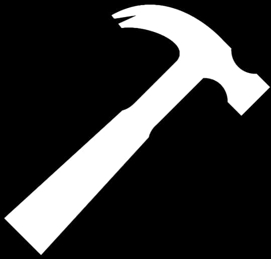 Silhouetteof Classic Hammer PNG