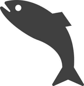 Silhouetteof Fish Graphic PNG