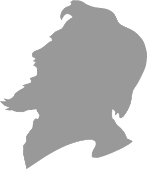 Silhouetteof Man Profile PNG