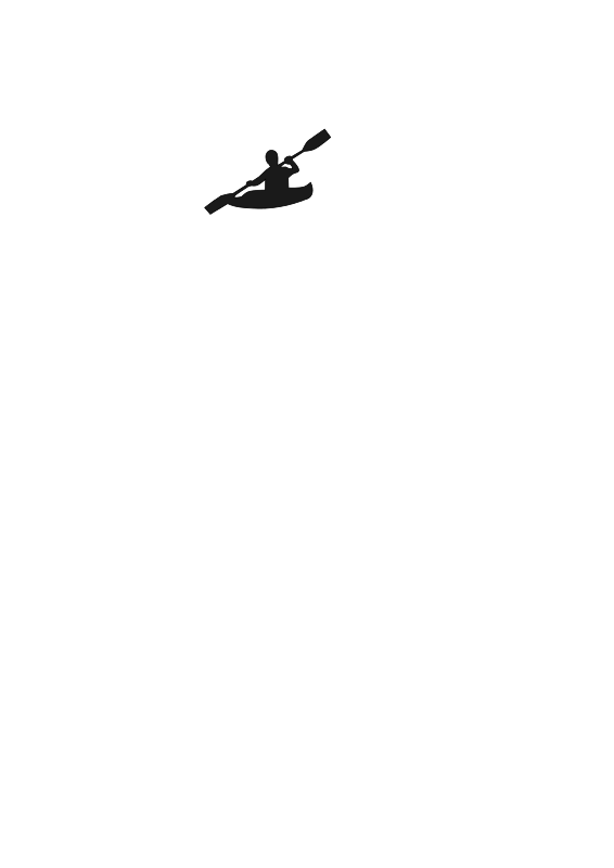 Silhouetteof Rowing Athlete PNG