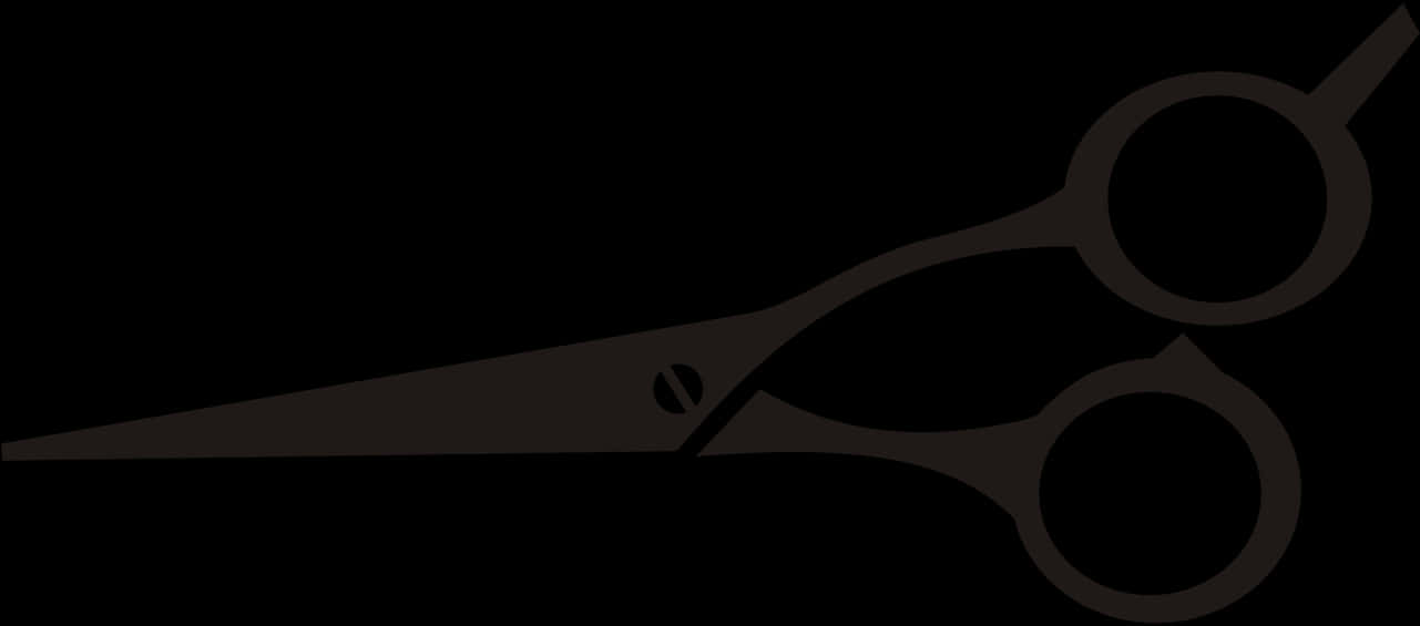 Silhouetteof Scissors PNG