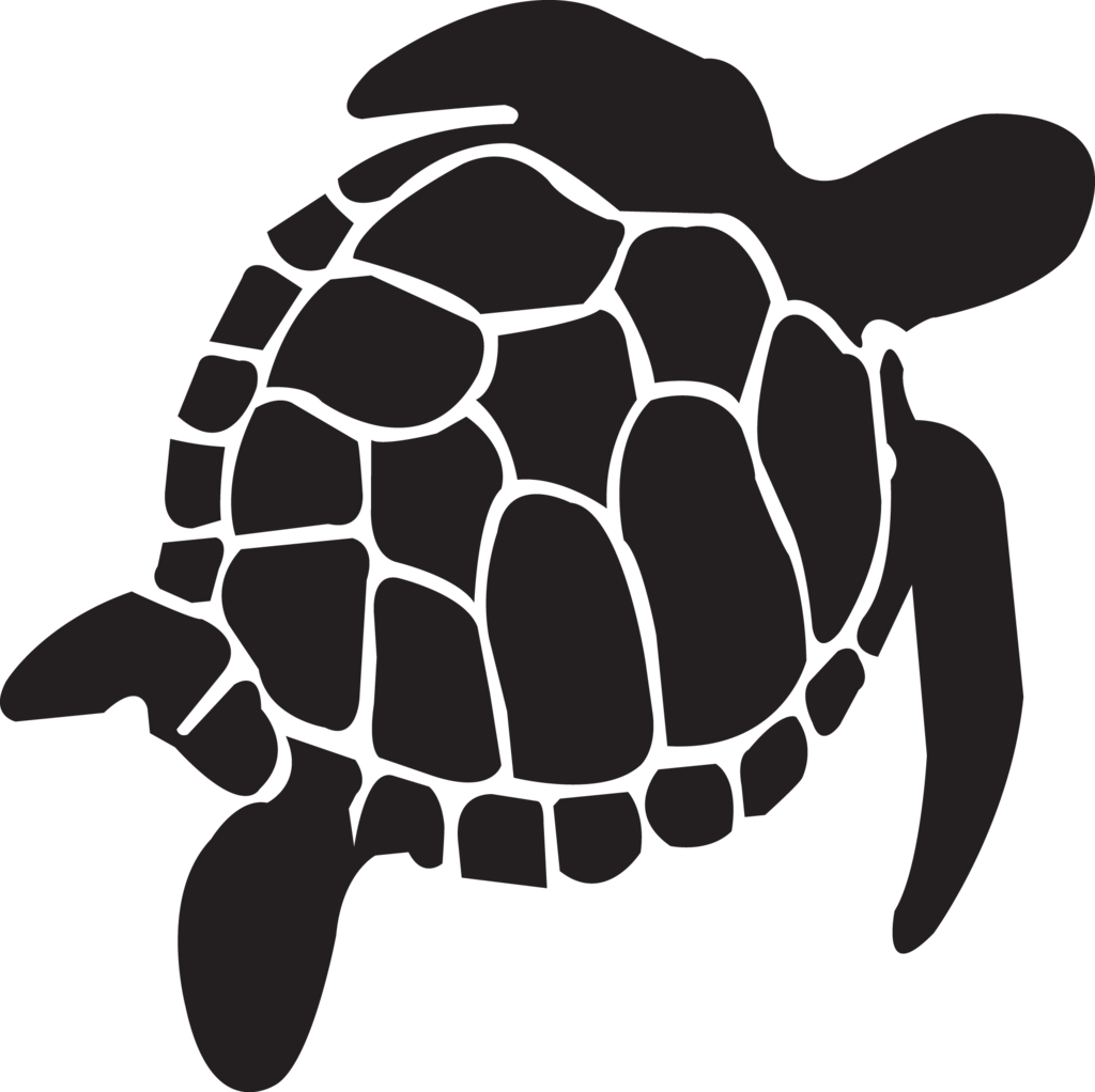 Silhouetteof Sea Turtle PNG