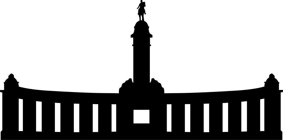 Silhouetteof Spanish Monument PNG