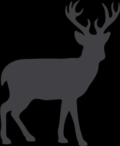 Silhouetteof Stag PNG