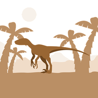 Silhouetteof Tyrannosaurus Rexat Night PNG