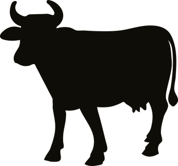 Silhouetteofa Bull PNG