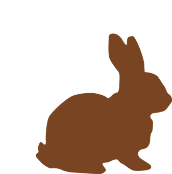 Silhouetteofa Bunny PNG