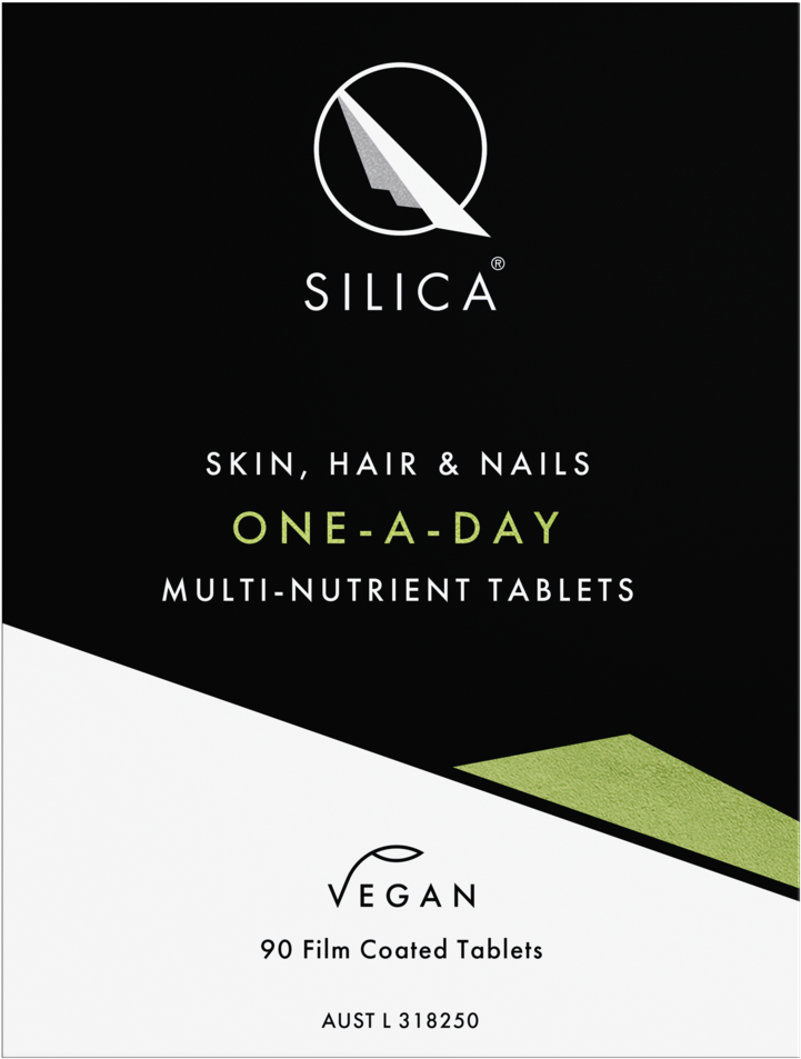 Silica Supplement Product Label PNG