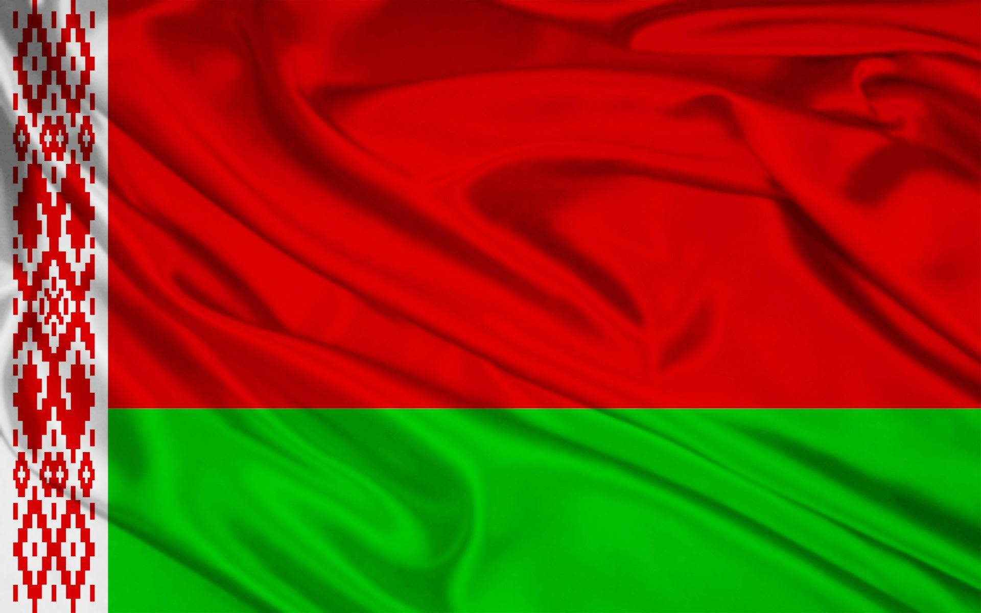 Silk Belarus Flag Design Picture