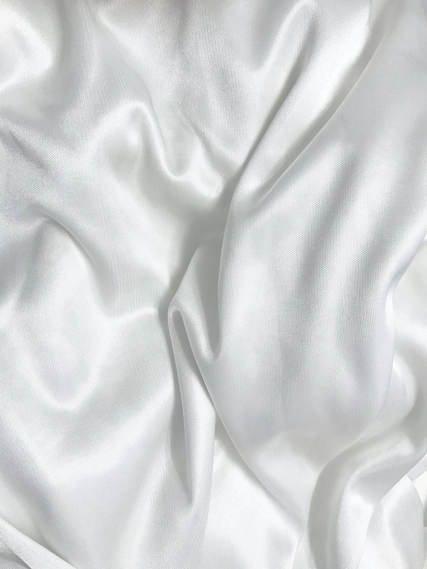 Silk Fabric White Pattern Wallpaper