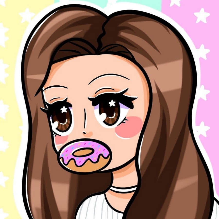 Silly Anime Girl Eating Donut Pictures