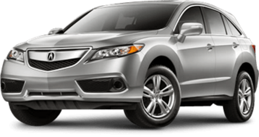 Silver Acura S U V Model PNG