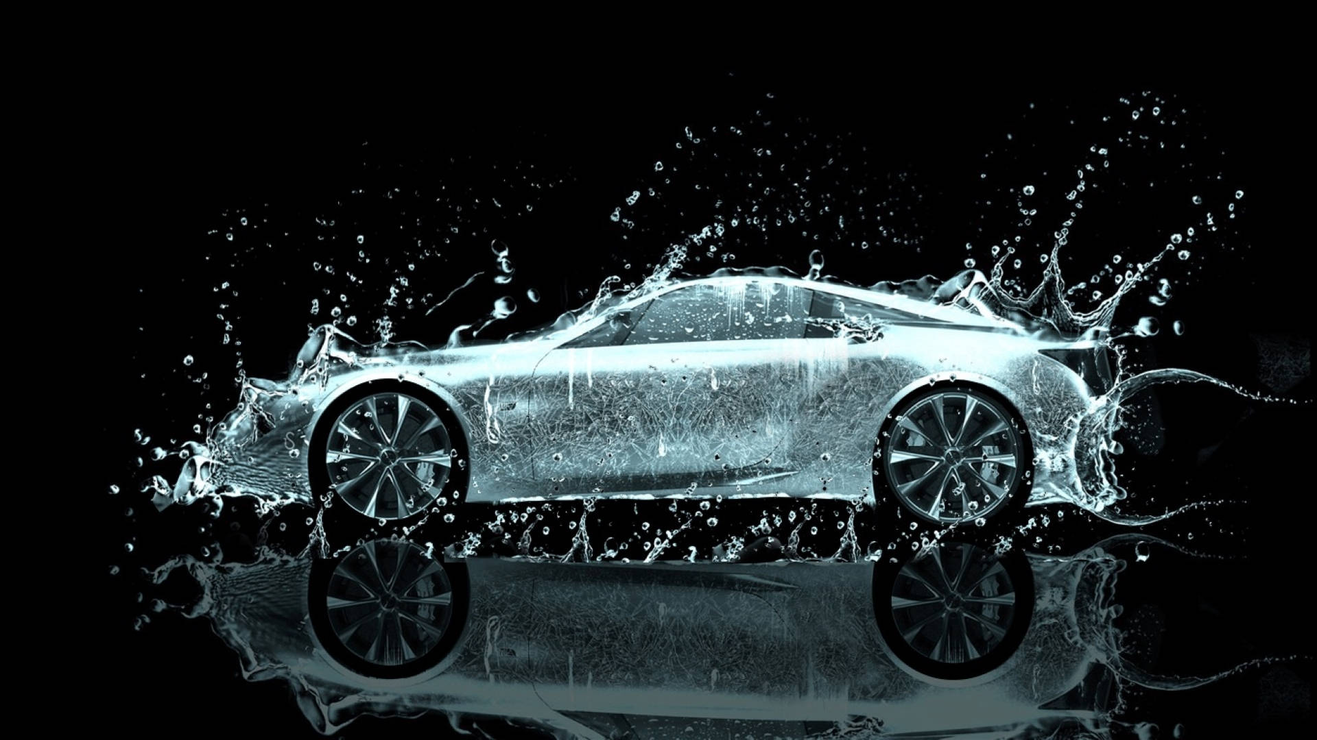 Silver Aesthetic Car Wash Wallpaper