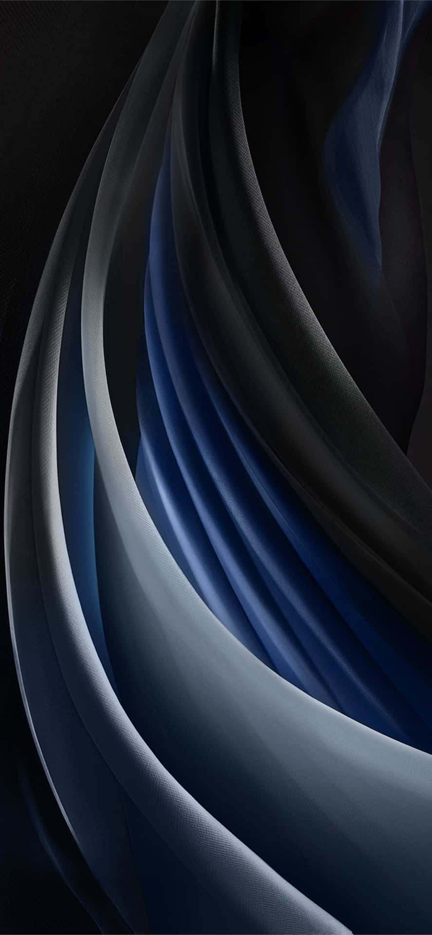 Blaueund Silberne Ästhetik Iphone Wallpaper