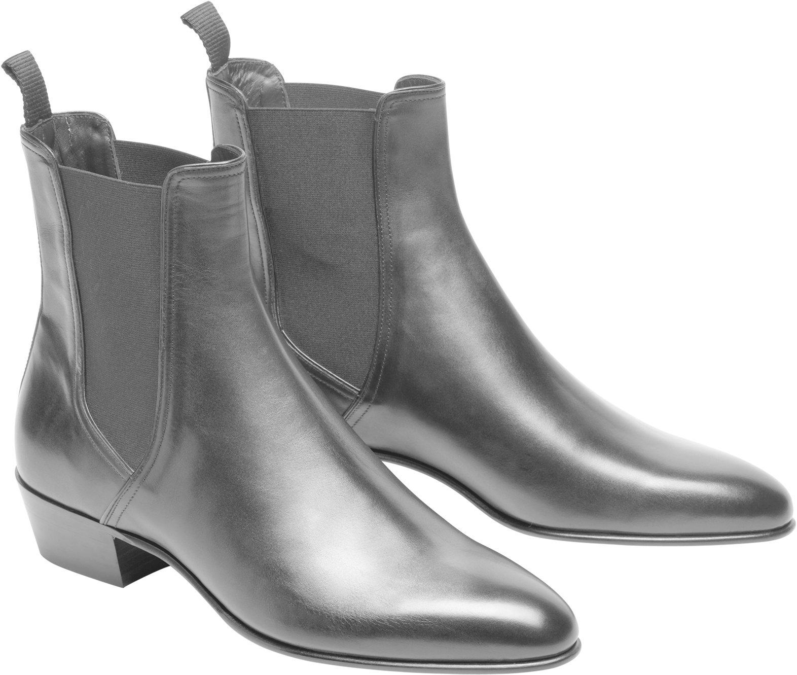 Silver Ankle Boots PNG