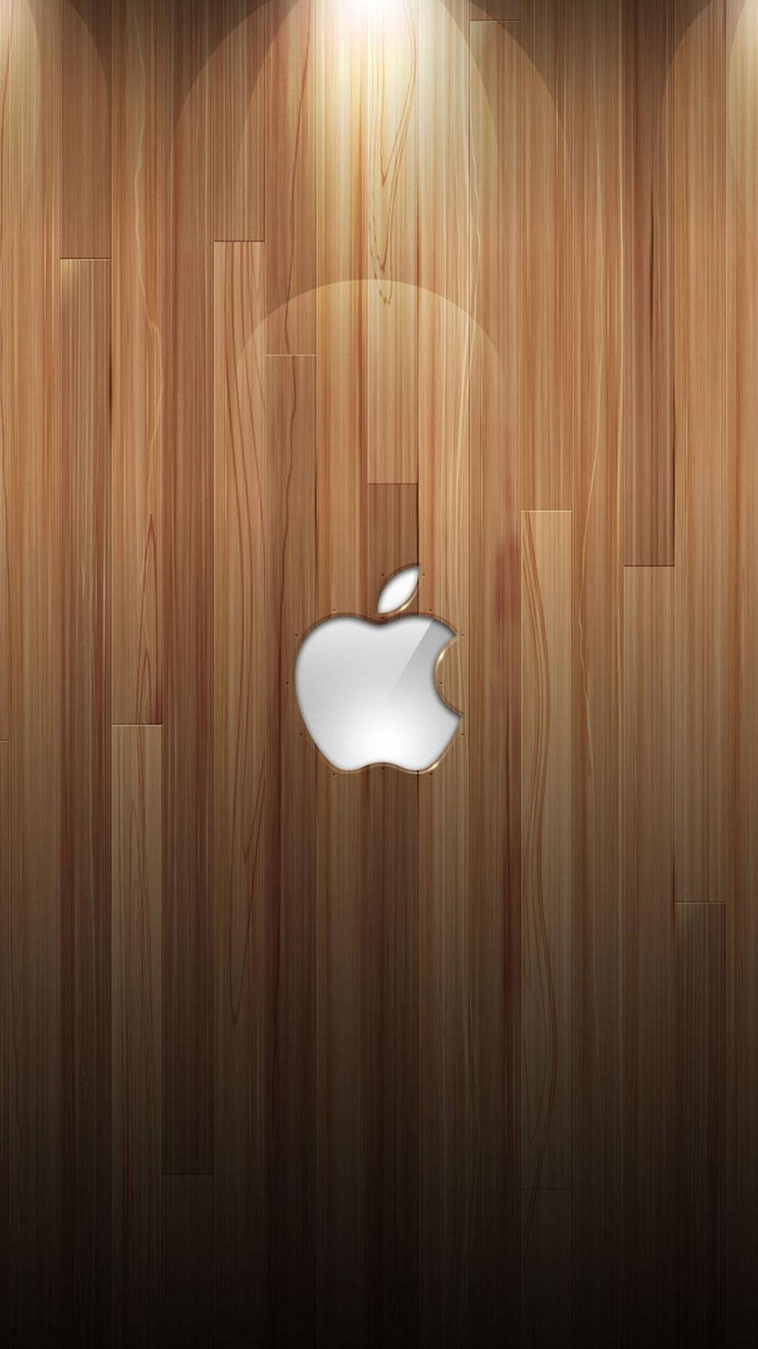 Silver Apple Logo Iphone 6s Plus Wallpaper