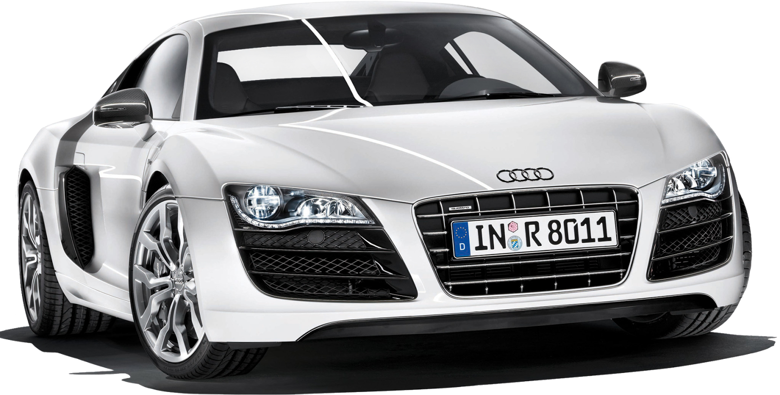 Silver Audi R8 Luxury Sports Car H D PNG