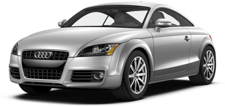 Silver Audi T T Coupe PNG