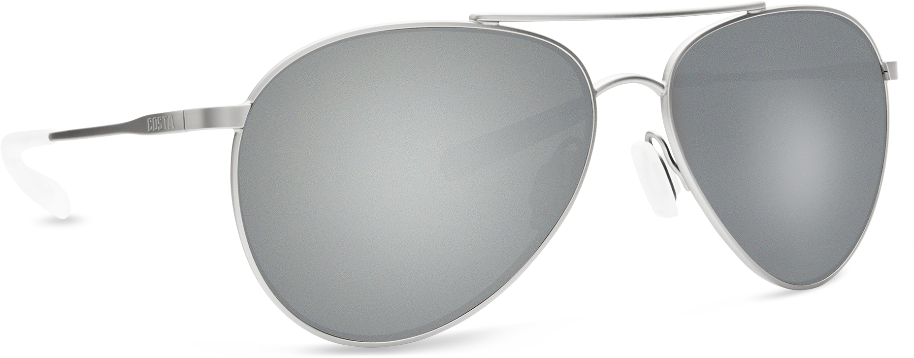 Silver Aviator Sunglasses PNG