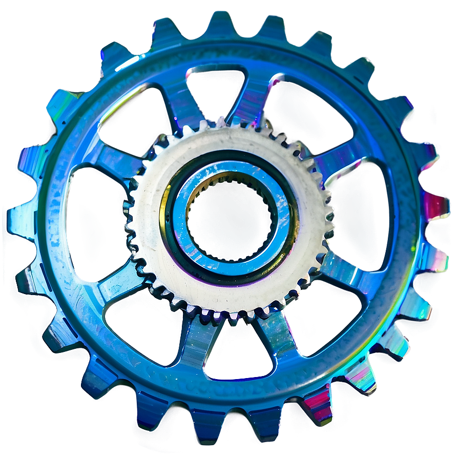 Silver Bicycle Gear Png Wsv PNG