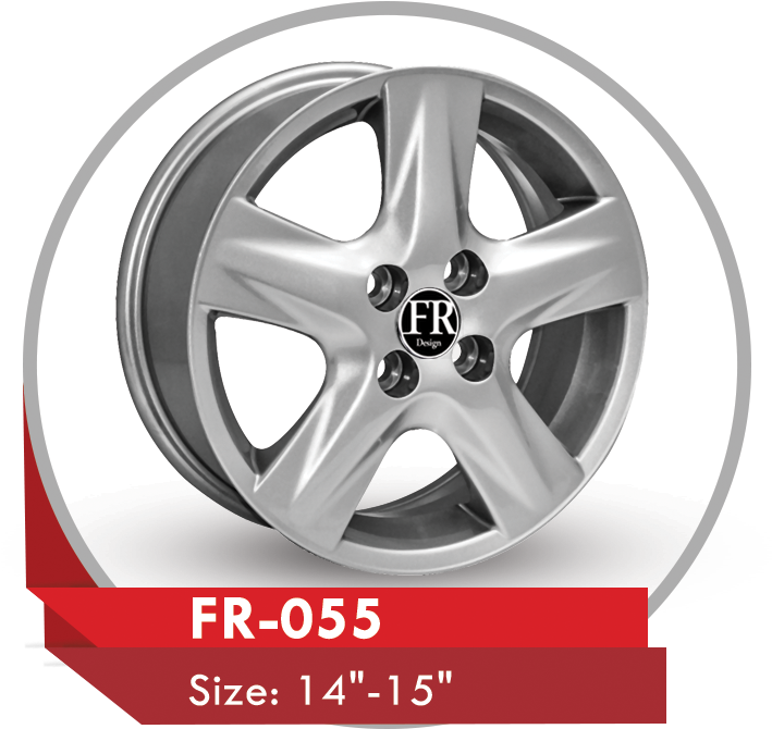 Download Silver Car Wheel Rim F R055 | Wallpapers.com