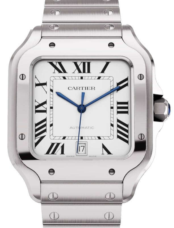 Silver Cartier Watch Wallpaper