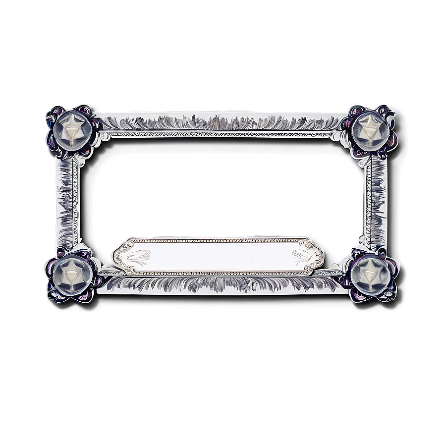Silver Certificate Frame Png Xfr PNG