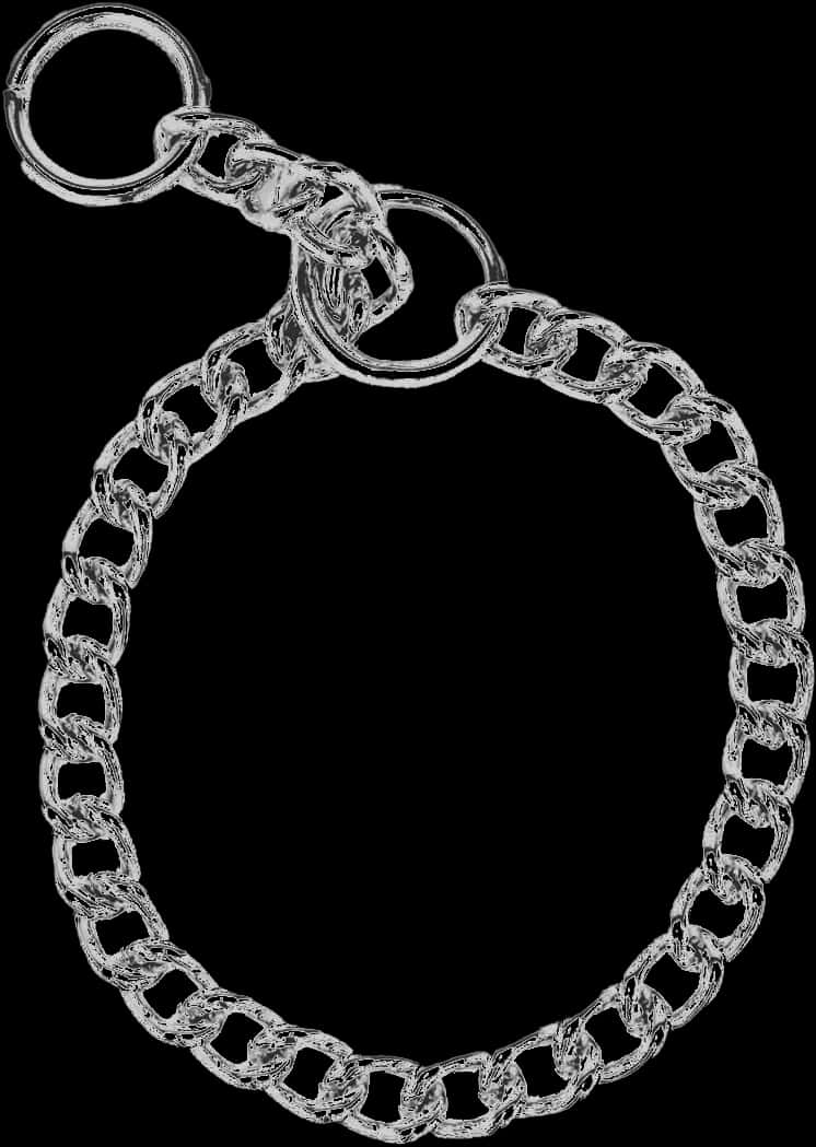 Silver Chain Keychain PNG