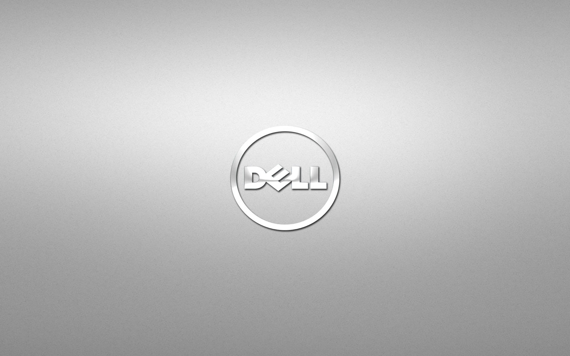 Sølv Dell HD Logo Wallpaper: Wallpaper