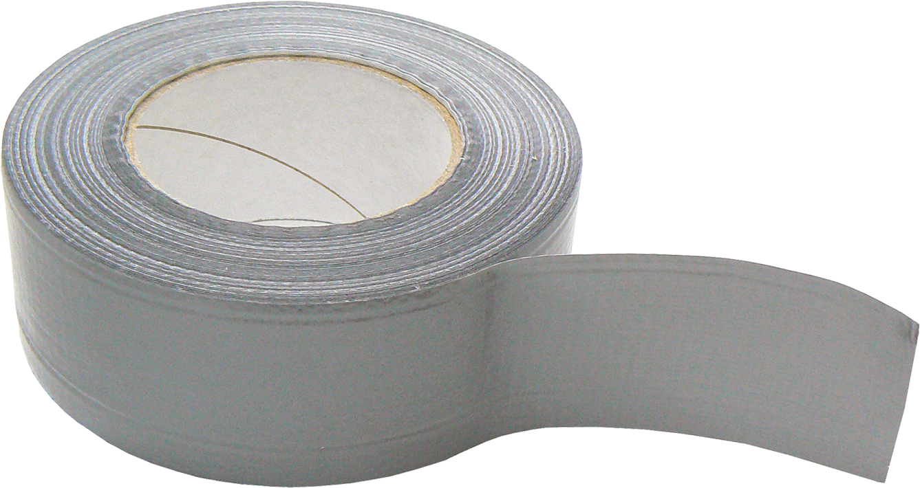 Silver Duct Tape Roll PNG