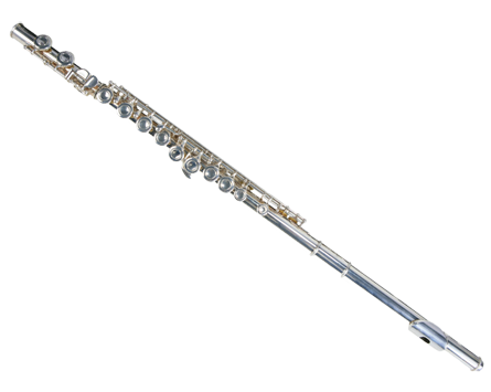 Silver_ Flute_ Isolated_on_ Black_ Background.jpg PNG