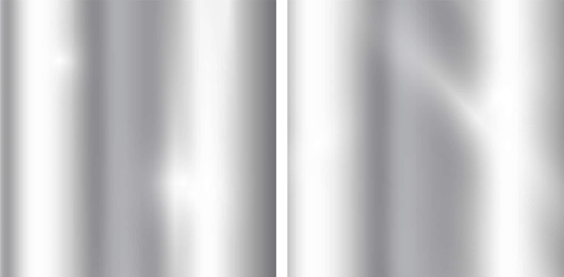 Two Silver Curtains With A White Background