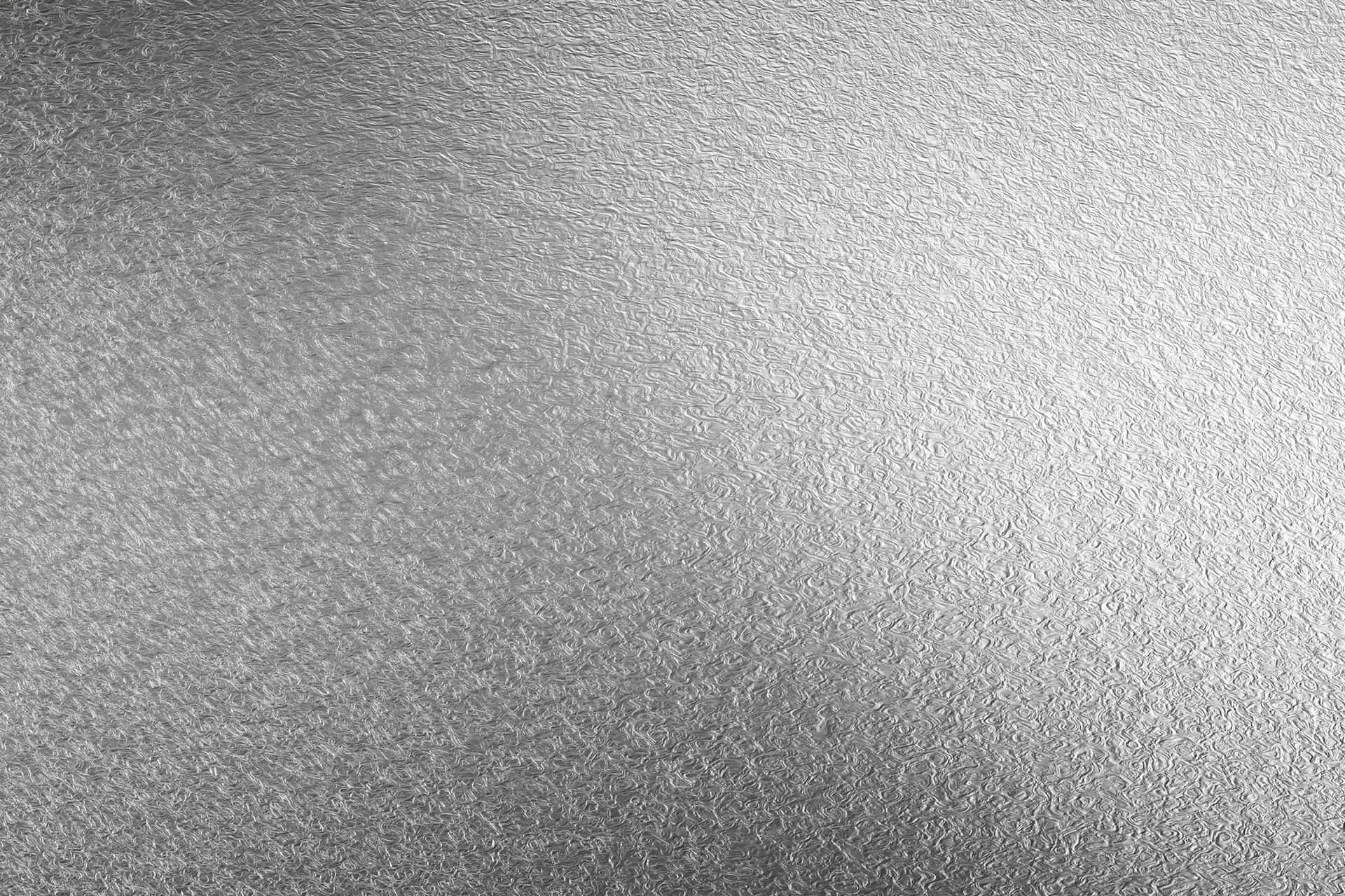 Glistening Silver Foil Textured Background