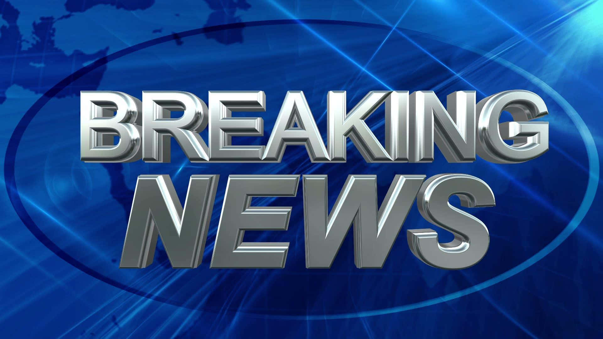 Silver Font Breaking News Background
