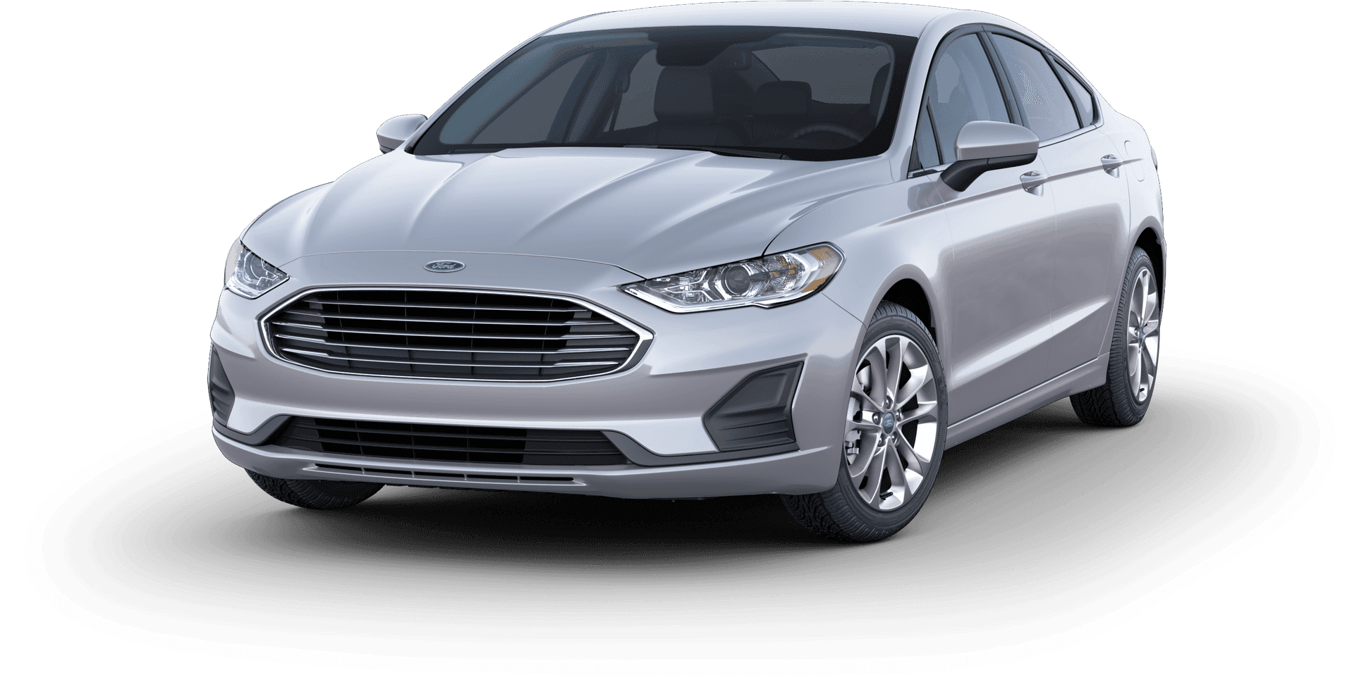 Silver Ford Fusion2020 Model PNG