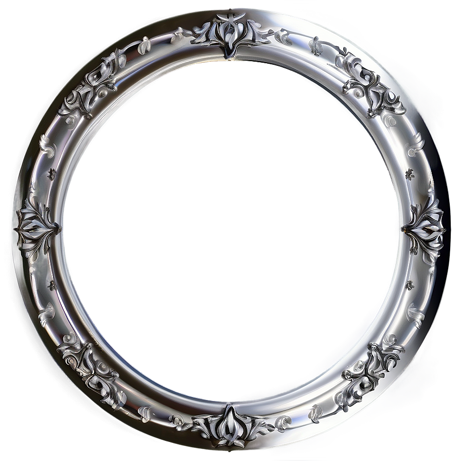 Silver Frame Design Png Lbd3 PNG