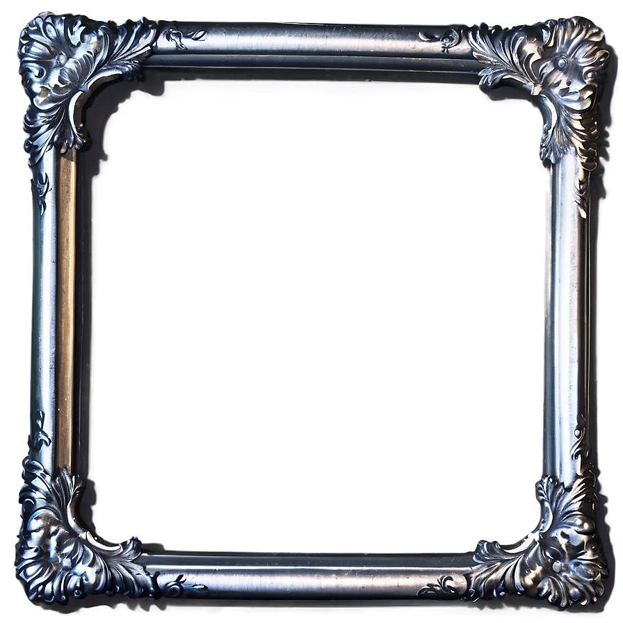 Silver Frame Png 04292024 PNG