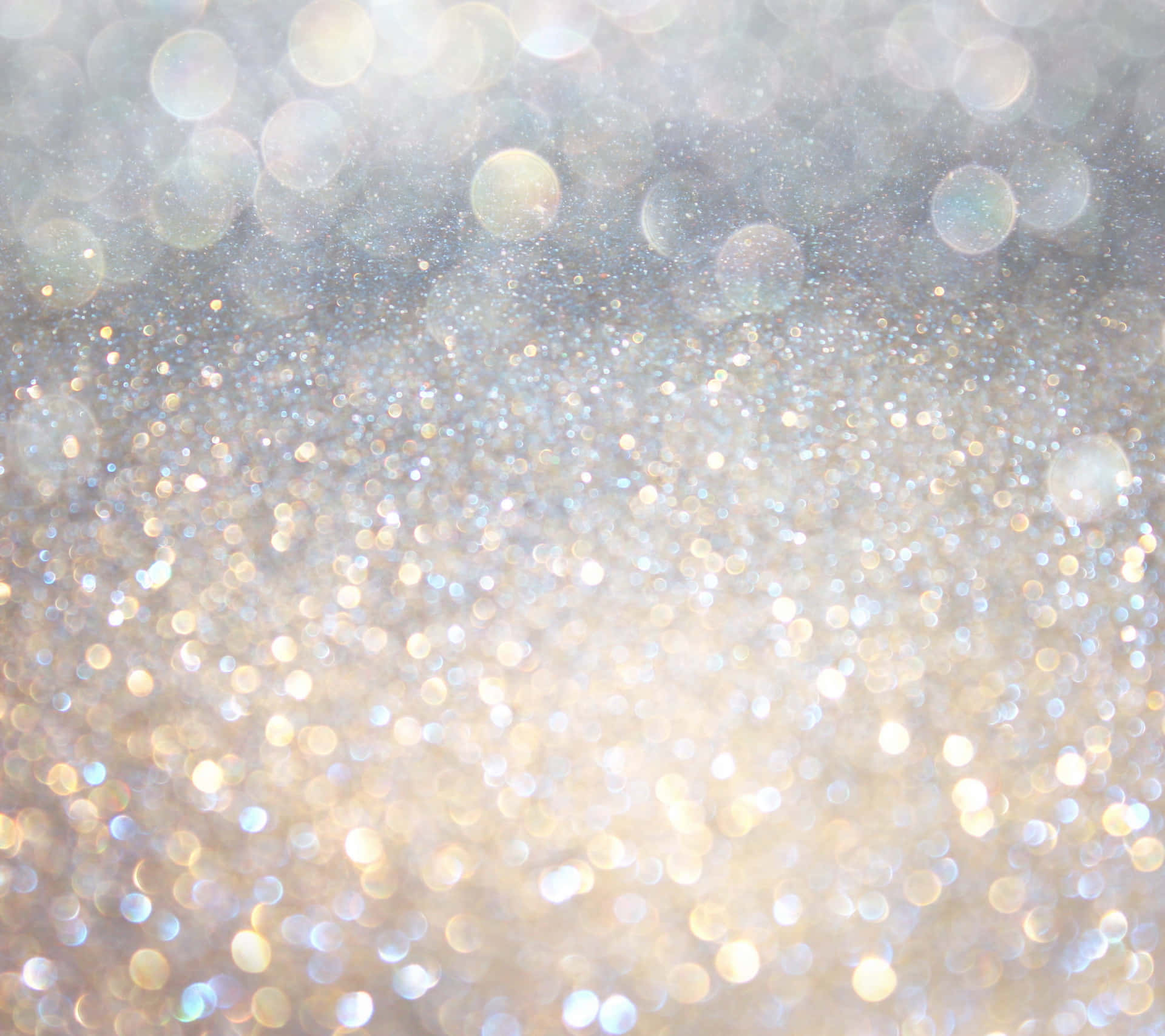 Silver Gold Glitter Background Blurry Lights