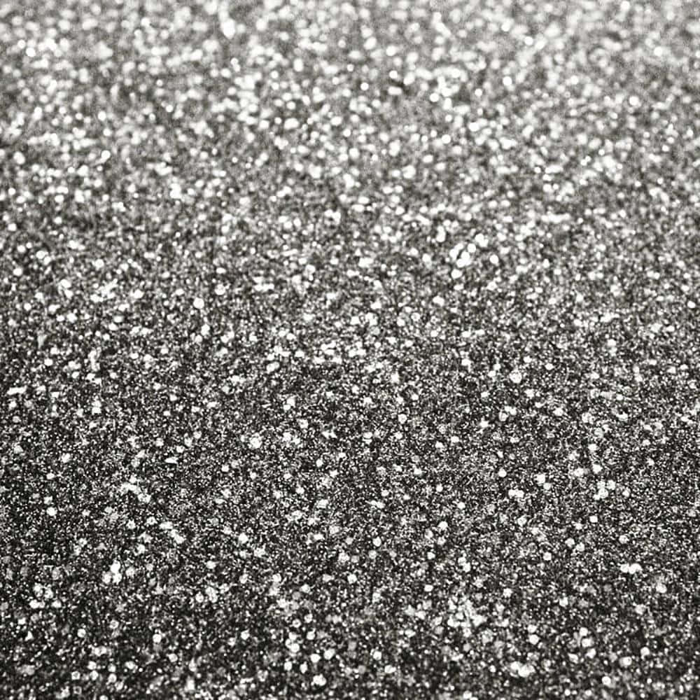 Download Silver Glitter Background Black Lower Part | Wallpapers.com